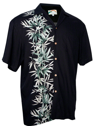 Black and white hawaiian hot sale shirt